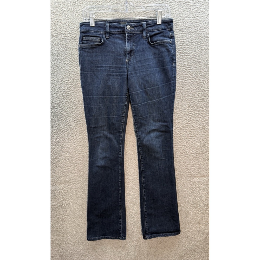 Joes Jeans Womens 30 Blue Curvy Bootcut Stretch‎ Whiskered Denim Preppy *